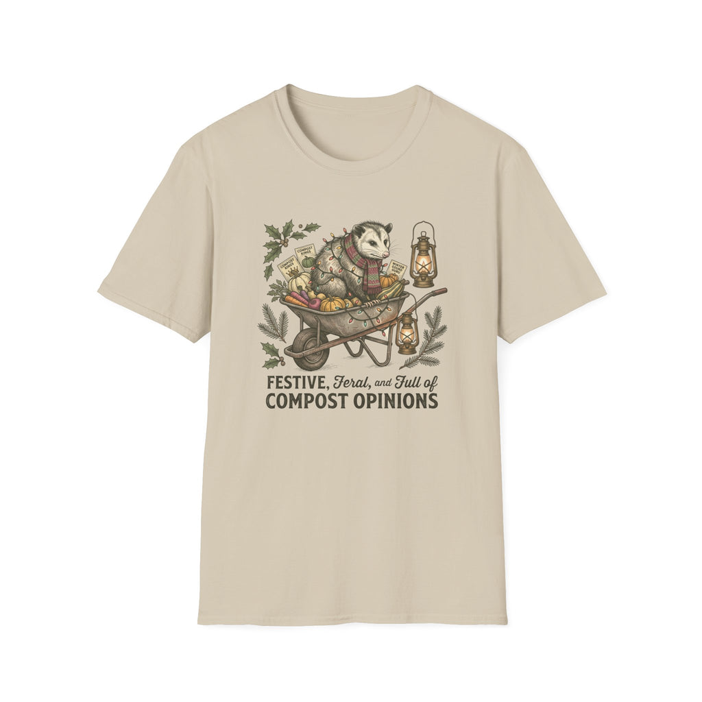 Festive Compost Opinions T-Shirt
