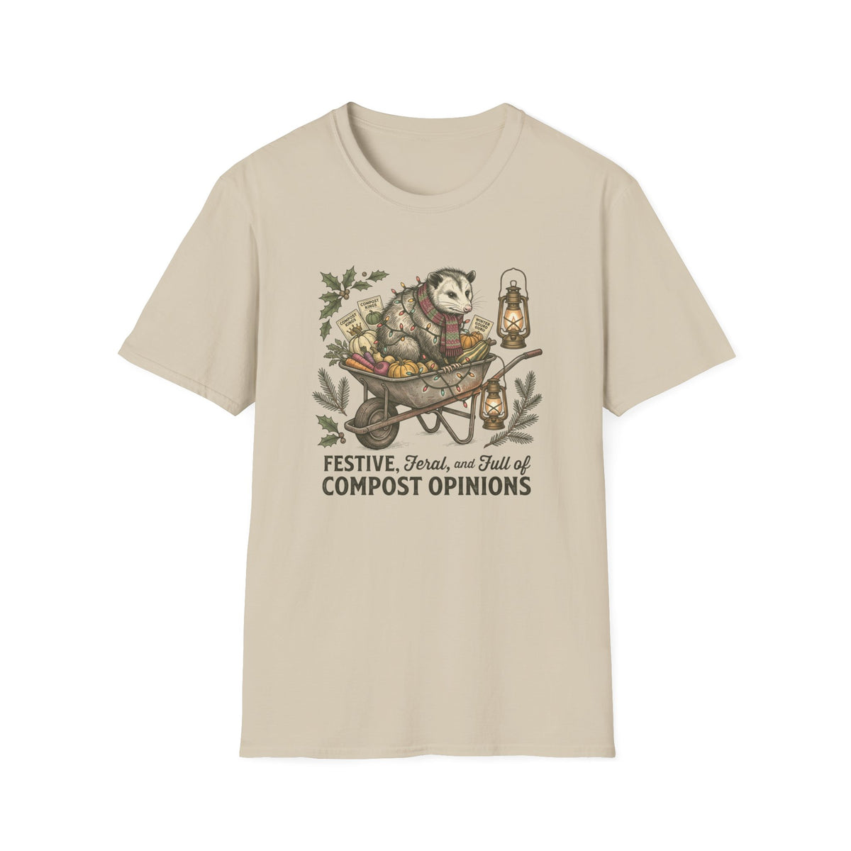 Festive Compost Opinions T-Shirt