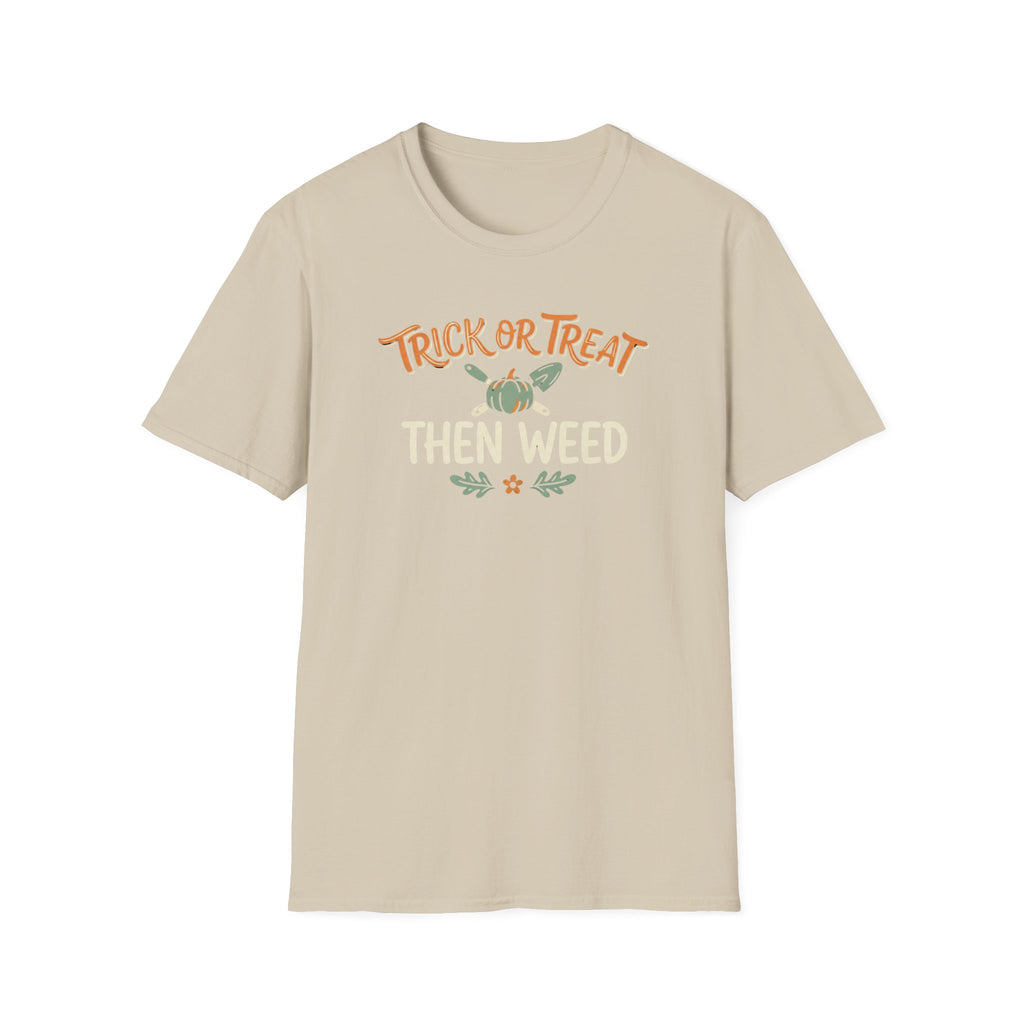 Halloween 'Trick or Treat Then Weed' T-Shirt