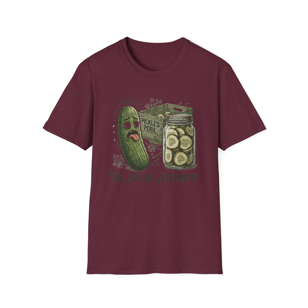 Jar of Judgment Pickle Tee