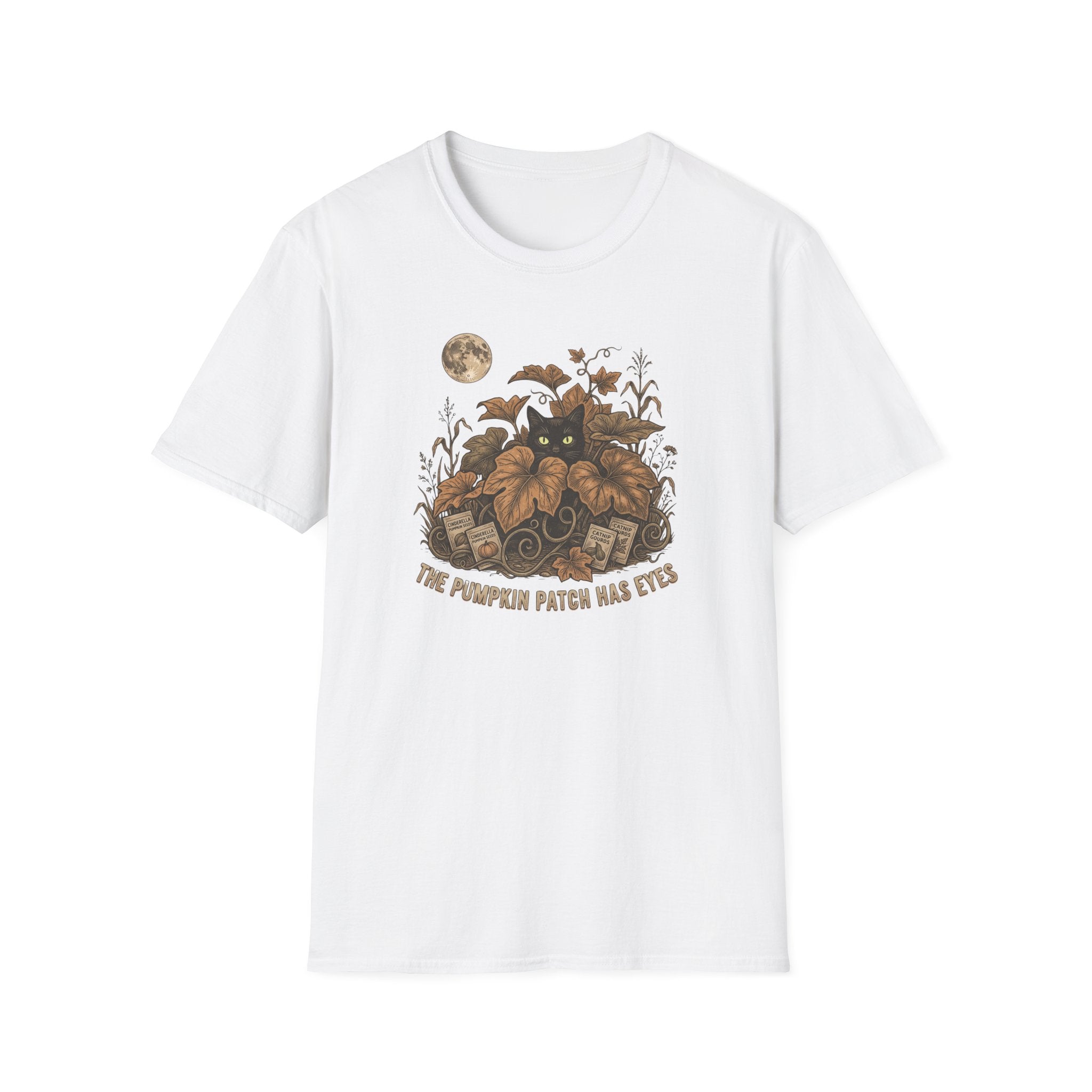 Halloween Cat Pumpkin Patch T-Shirt