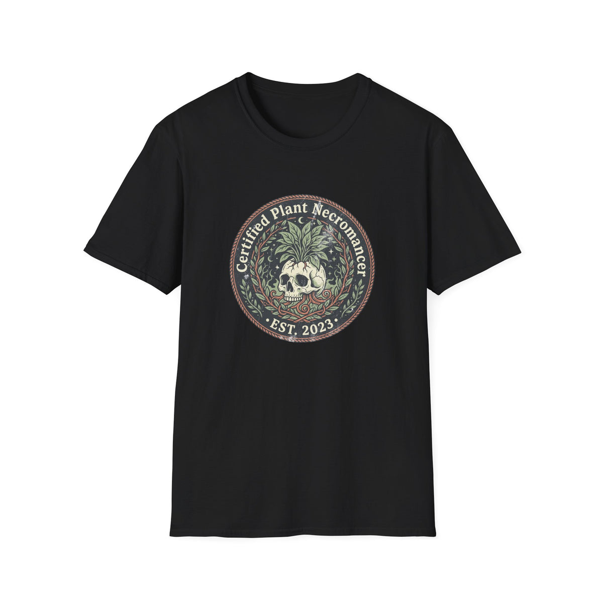 Skull & Botanical Vintage T-Shirt