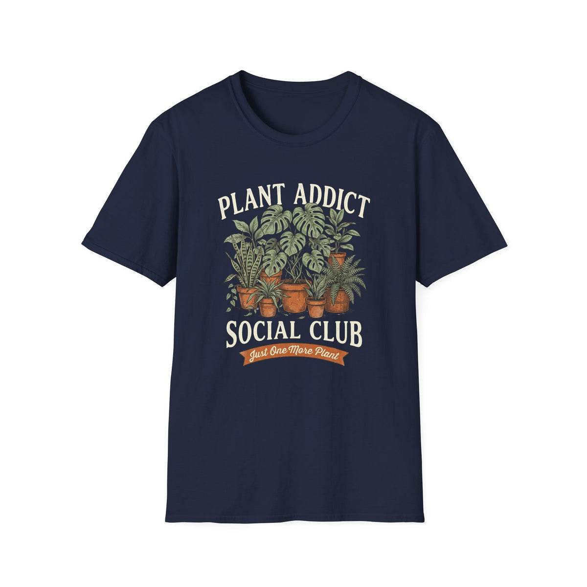 Vintage Potted Plants Graphic T-Shirt