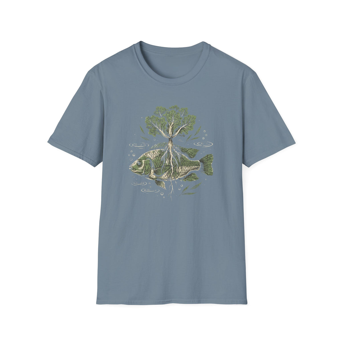 Fish & Tree Eco Graphic T-Shirt