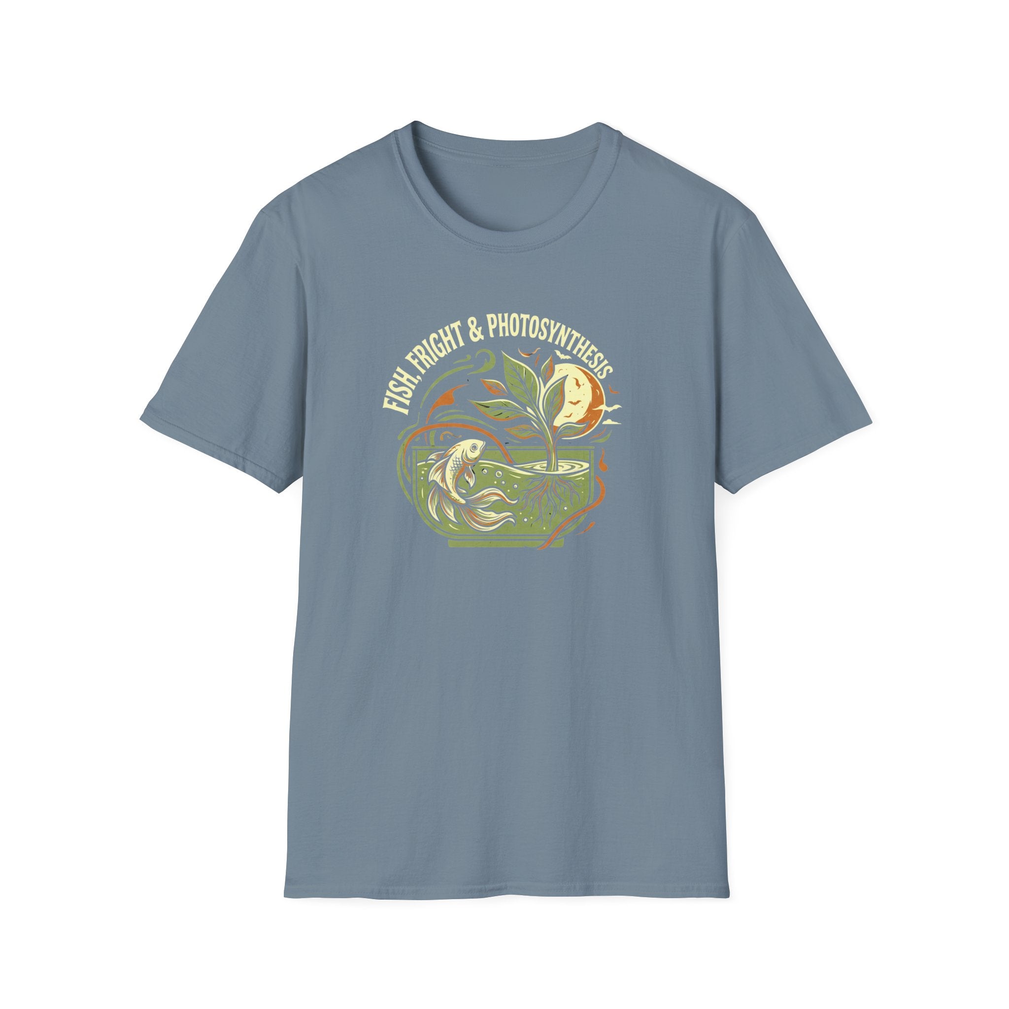 Retro Plant & Fish T-Shirt