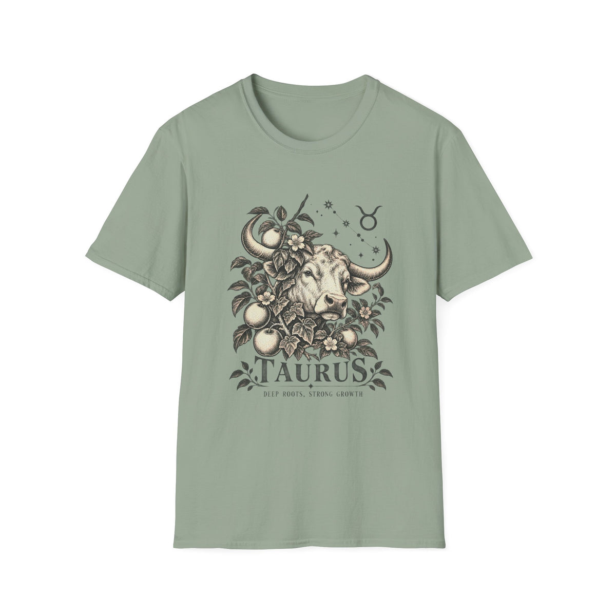 Taurus Zodiac Garden T-Shirt