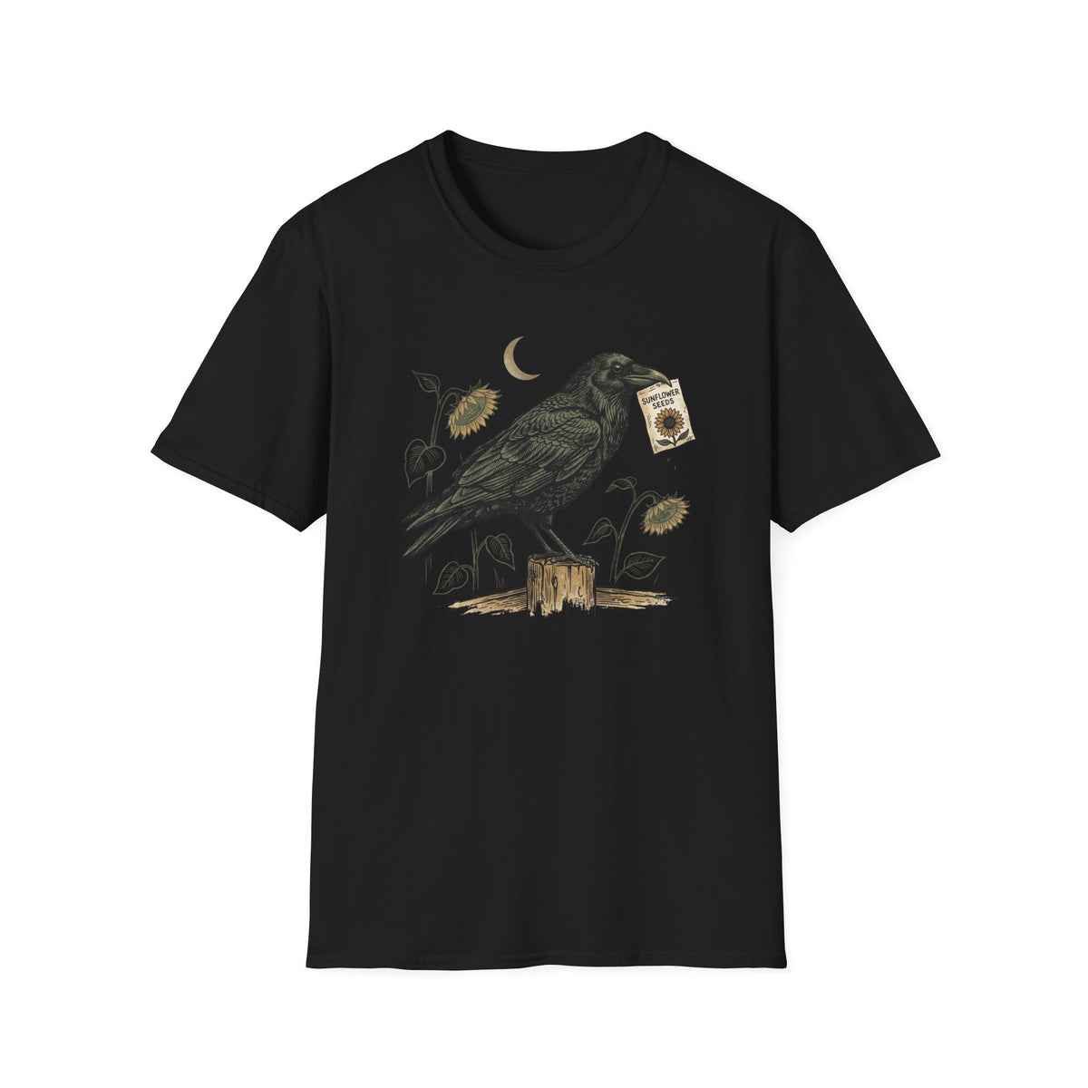 Raven & Sunflower T‑Shirt