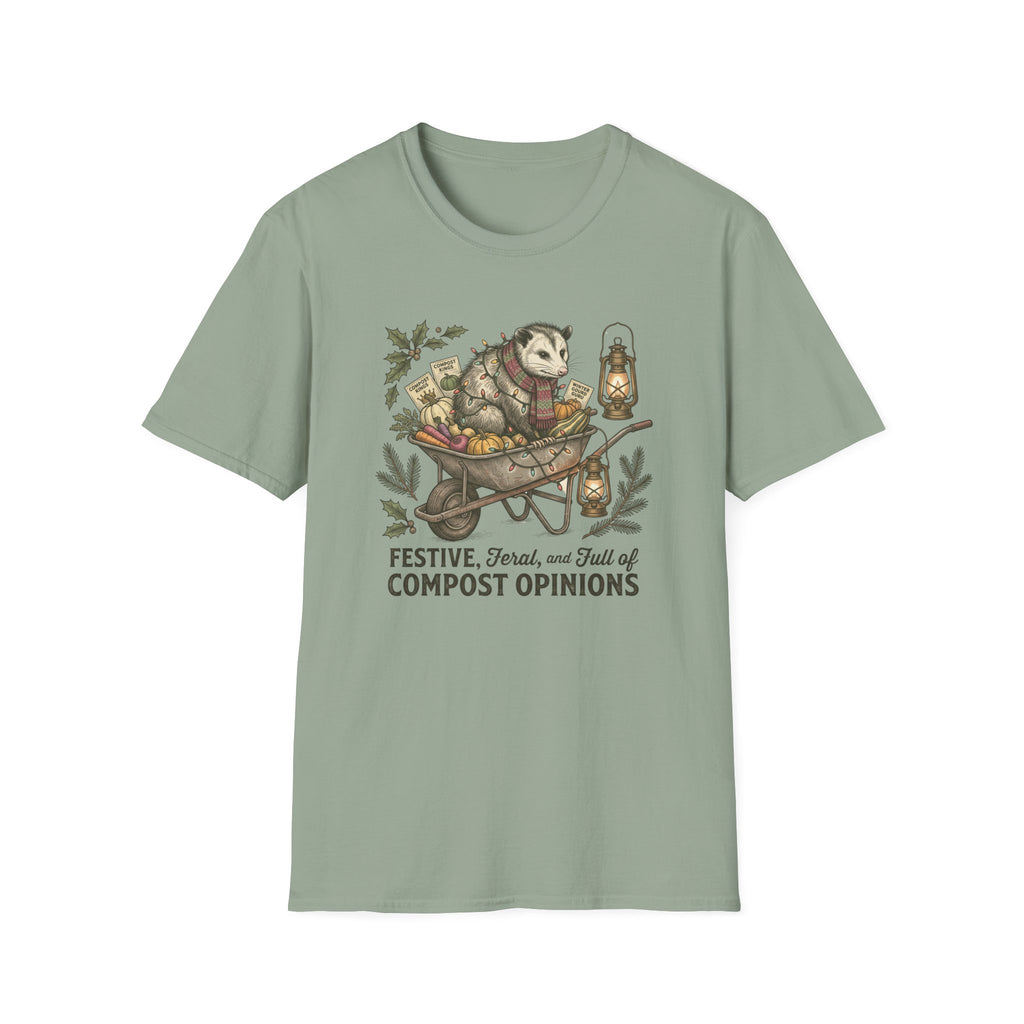 Festive Compost Opinions T-Shirt