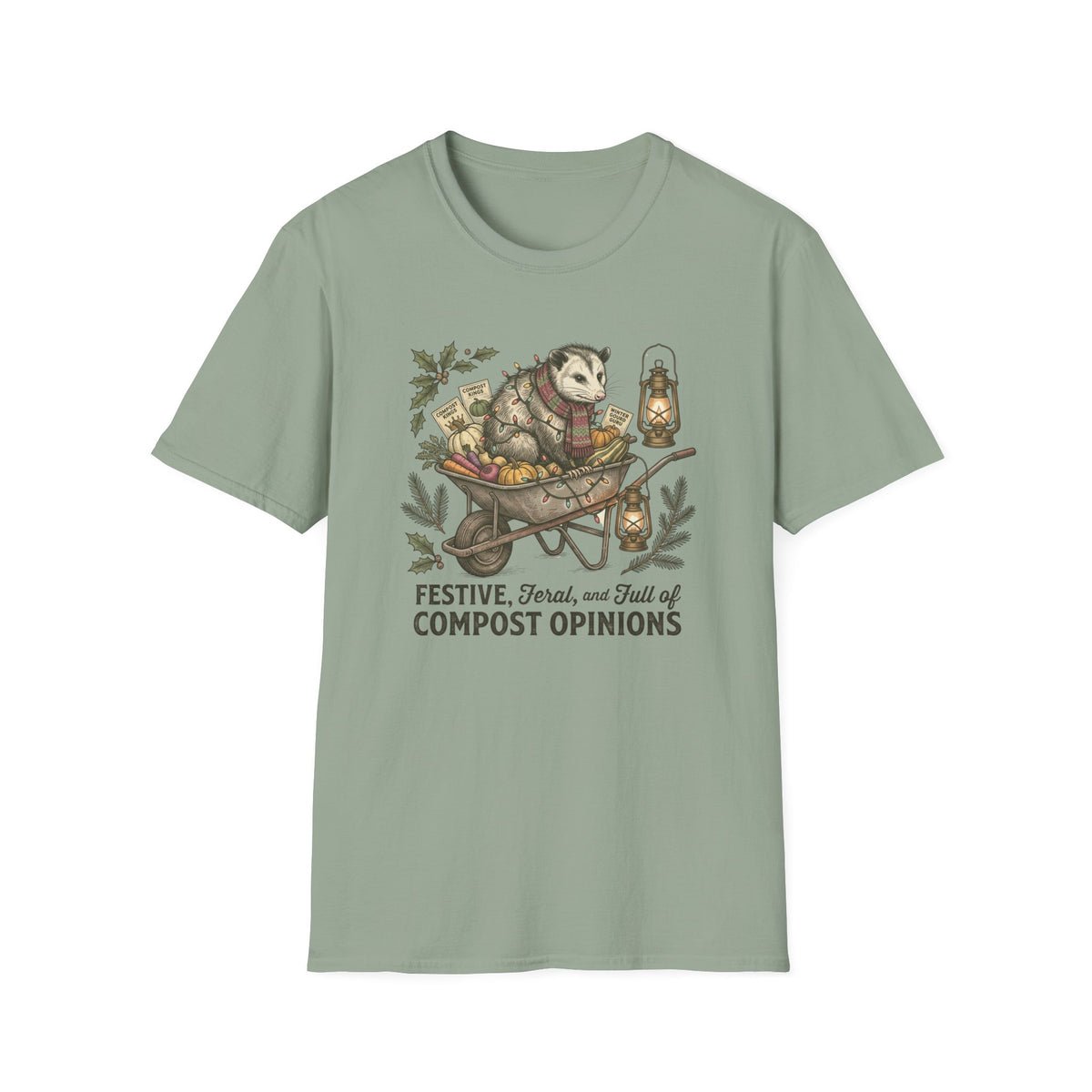 Festive Compost Opinions T-Shirt