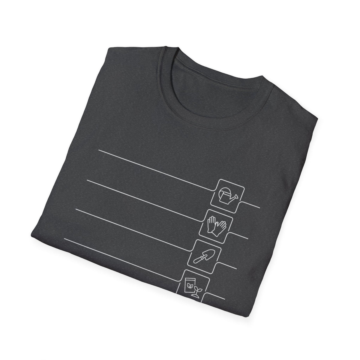 Minimalist Gardening Icons T-Shirt