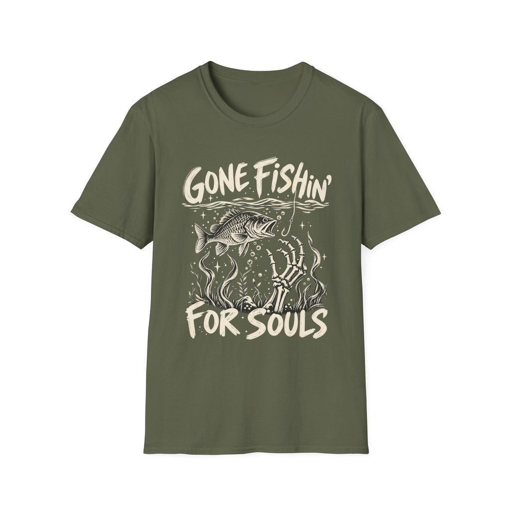 Gone Fishin' For Souls T-Shirt