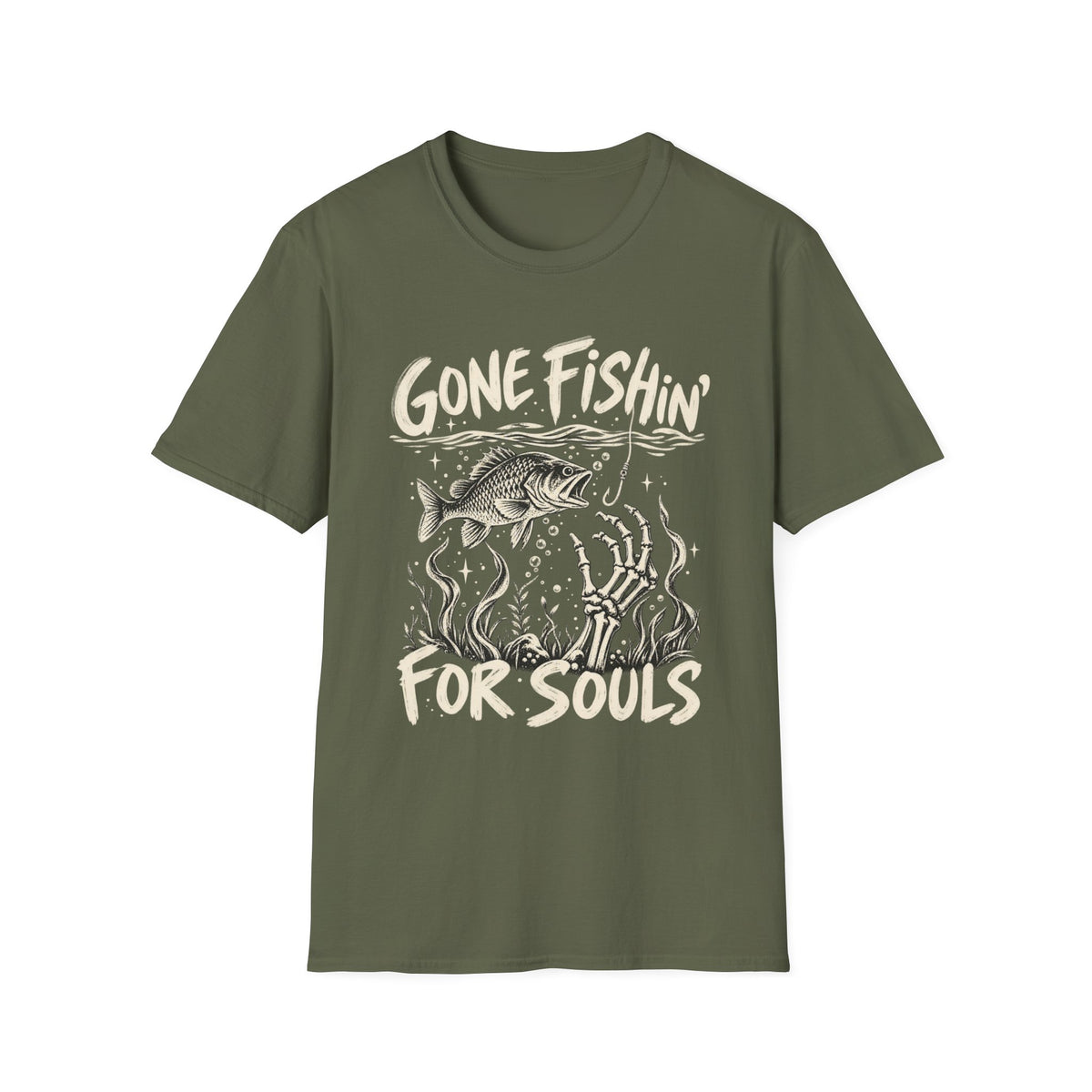 Gone Fishin' For Souls T-Shirt