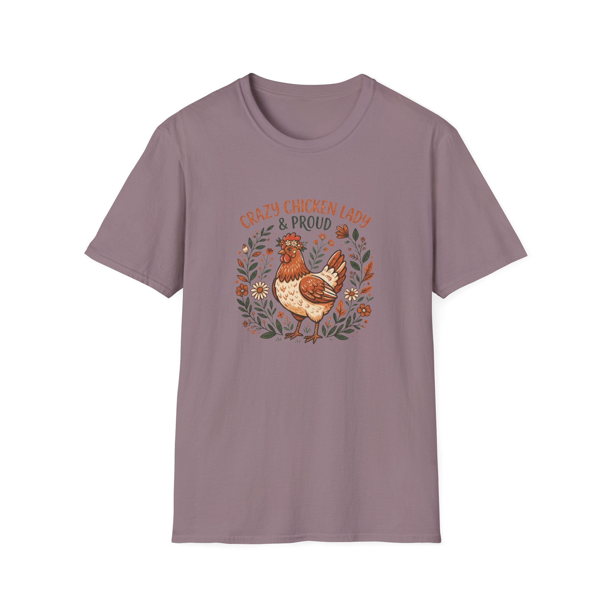"Crazy Chicken Lady & Proud" Farmwife T-Shirt
