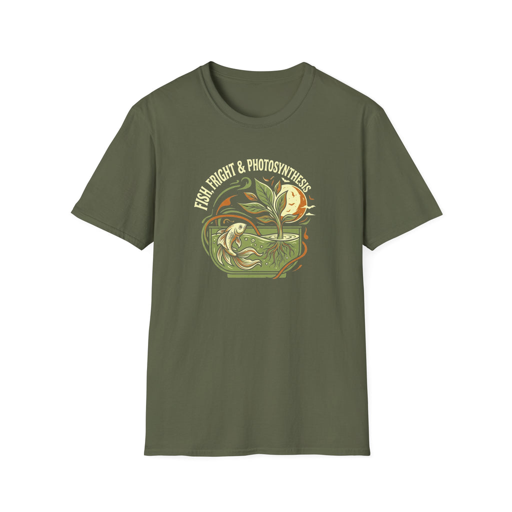 Retro Plant & Fish T-Shirt