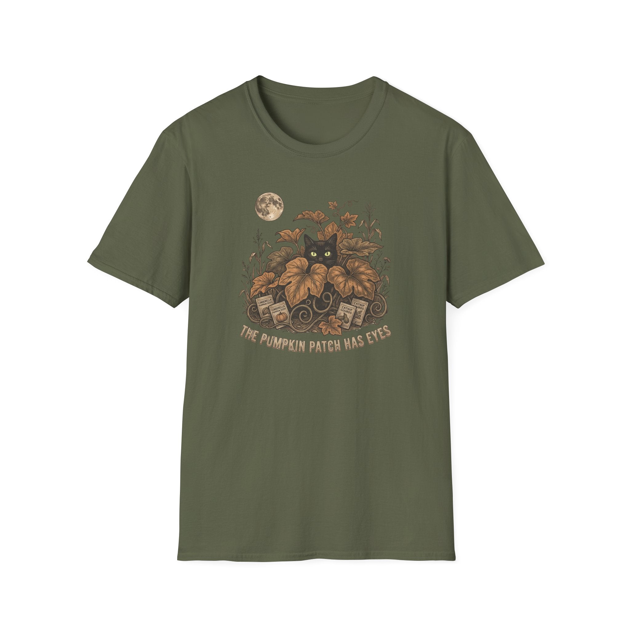 Halloween Cat Pumpkin Patch T-Shirt