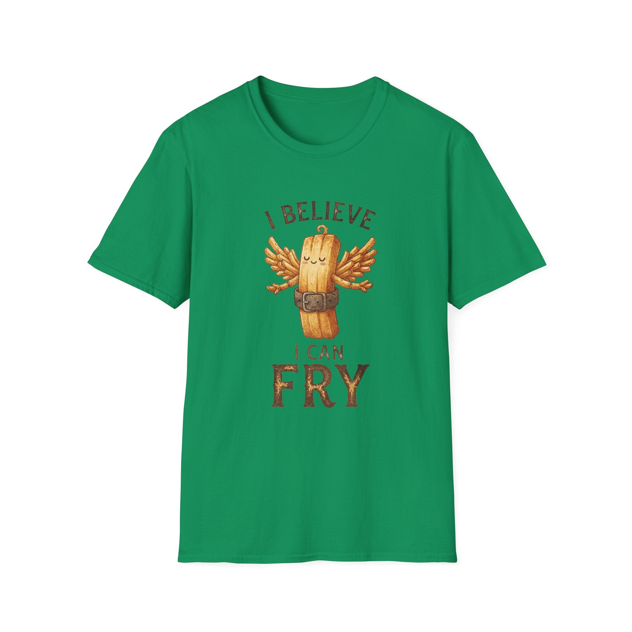 "I Believe I Can Fry" Funny Fried Potato T-Shirt