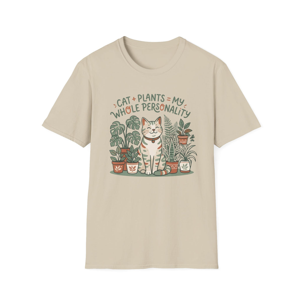 Cat + Plants T‑Shirt