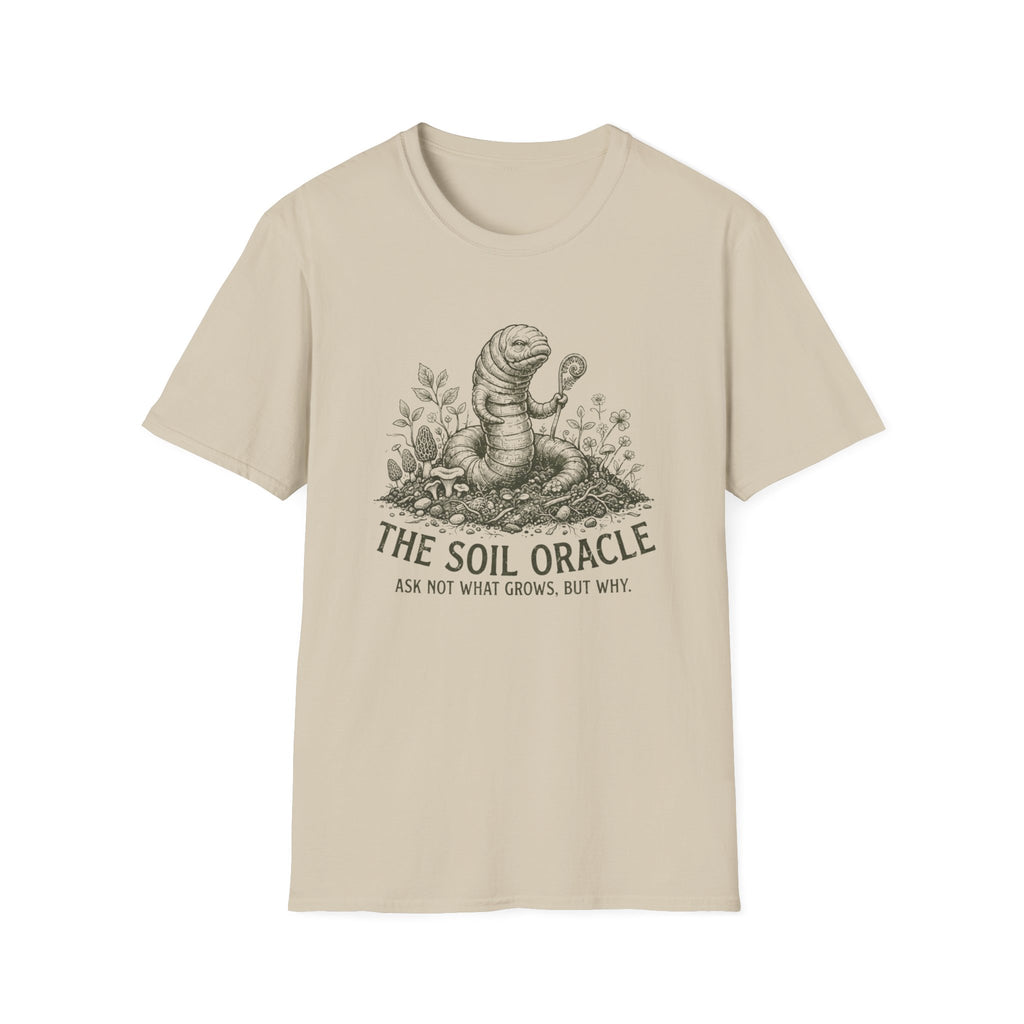 The Soil Oracle Worm Illustration T-Shirt