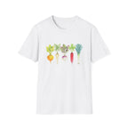 Watercolor Root Veggies Graphic T-Shirt