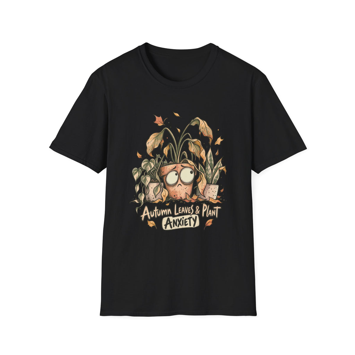 Autumn Leaves & Plant Anxiety T-Shirt