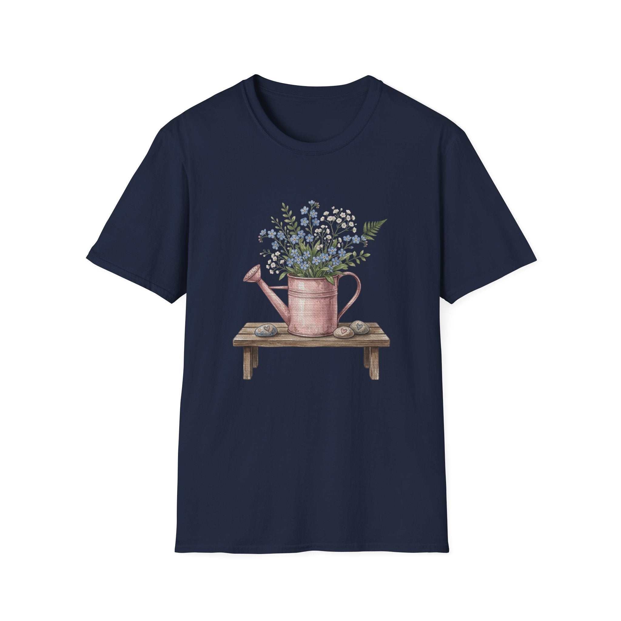 Floral Watering Can T-Shirt