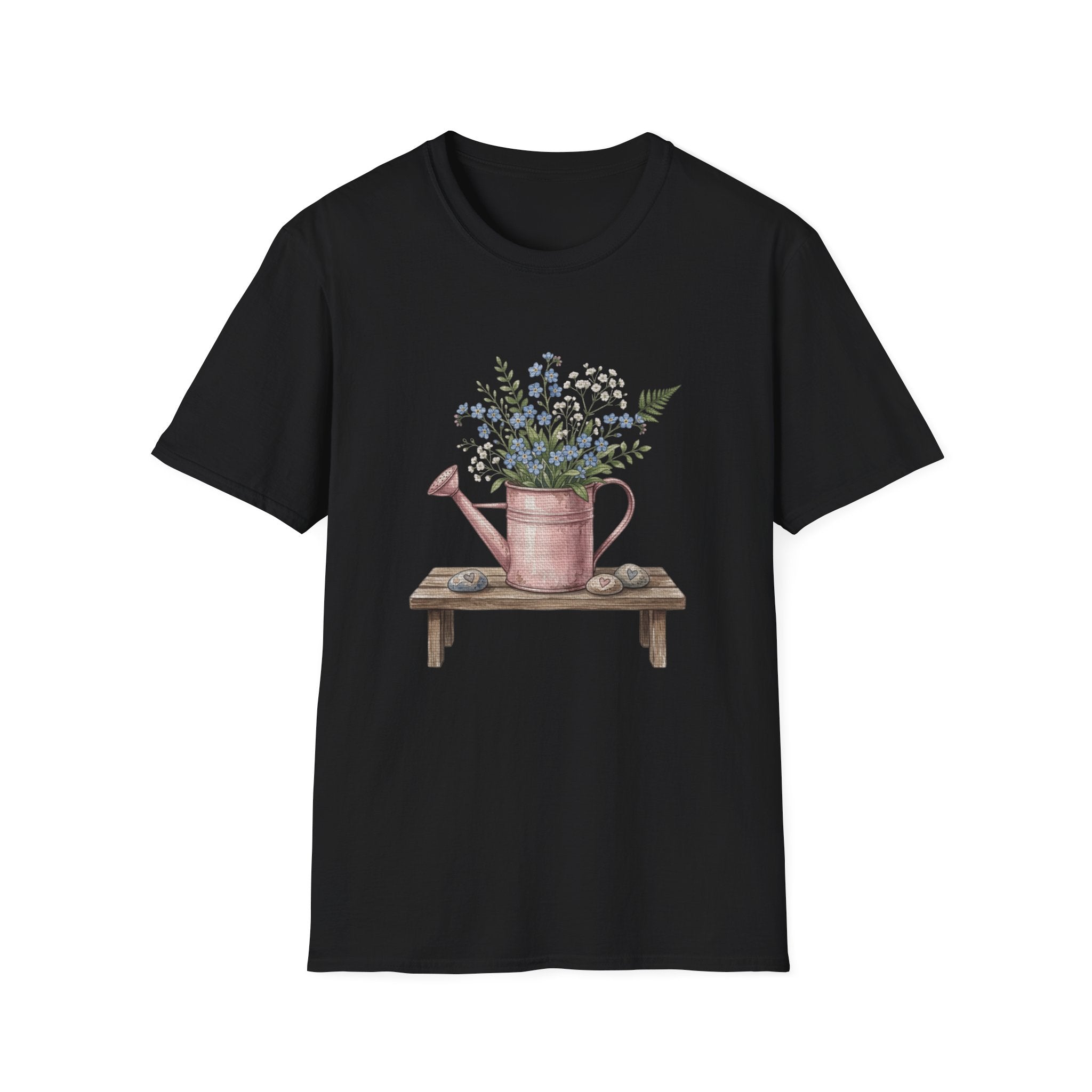 Floral Watering Can T-Shirt