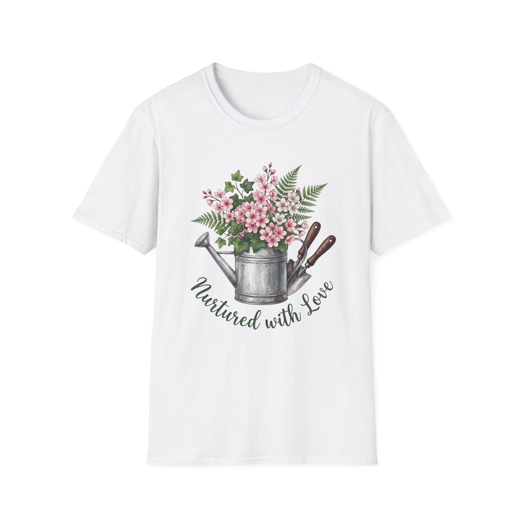 Gardener's Watering Can Floral T-Shirt