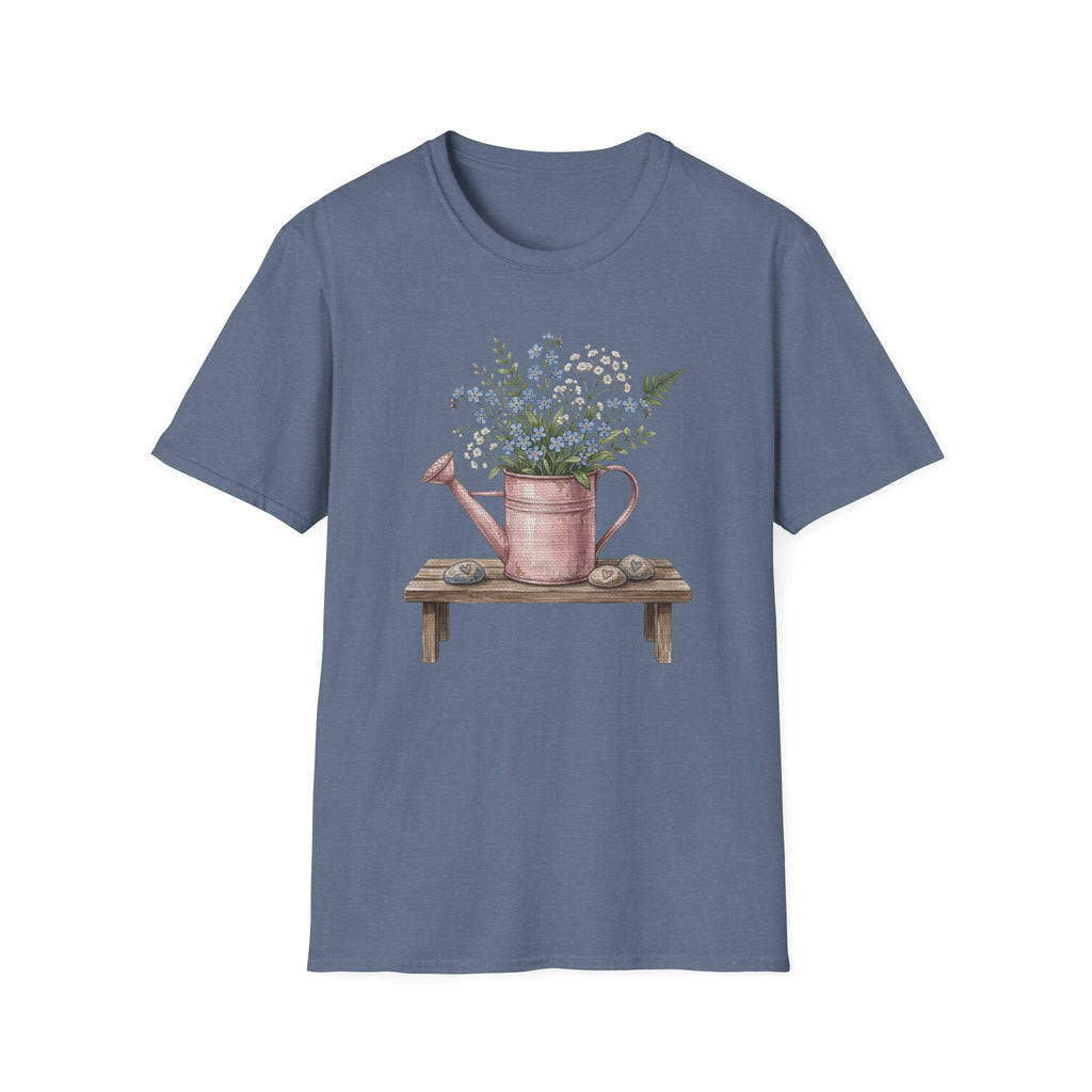 Floral Watering Can T-Shirt