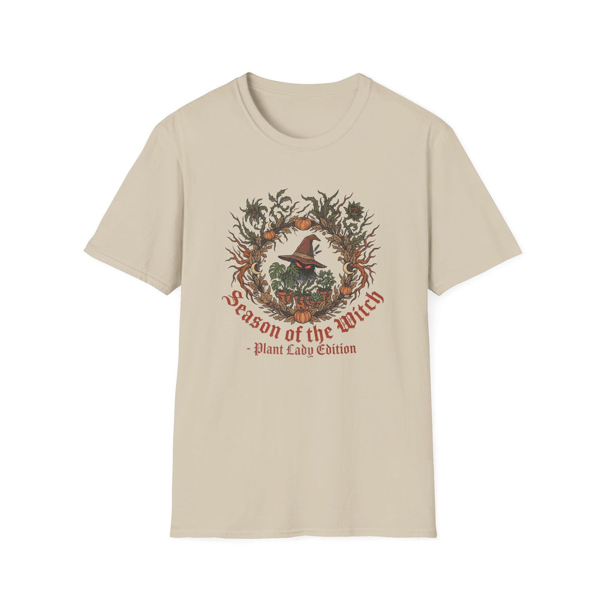 Witchy Pumpkin Wreath T-Shirt