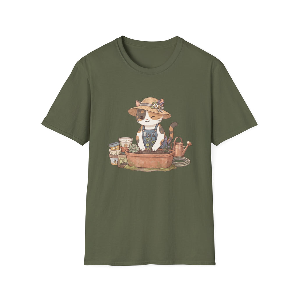 Gardening Cat T-Shirt