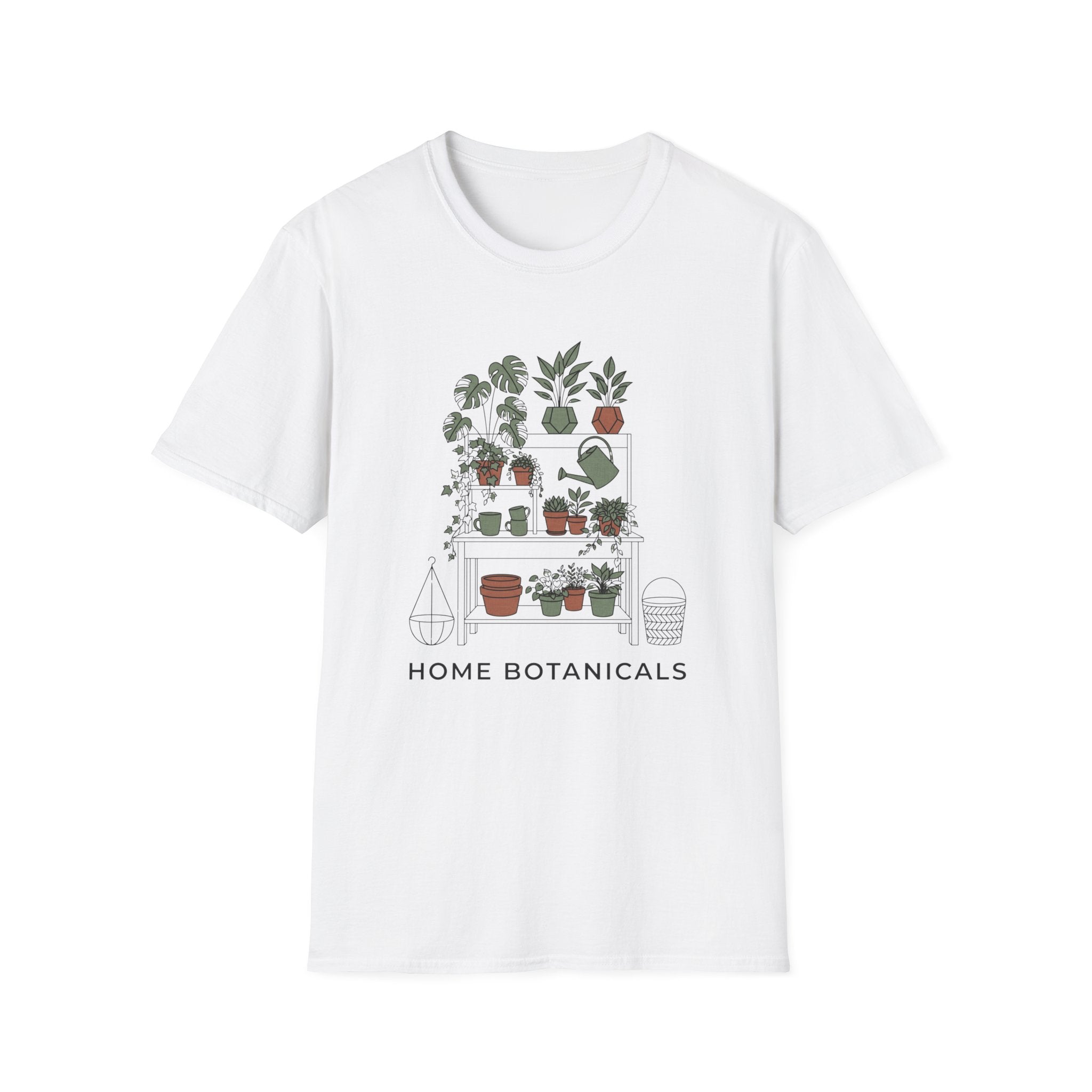 "Home Botanicals" Indoor Plant T‑Shirt