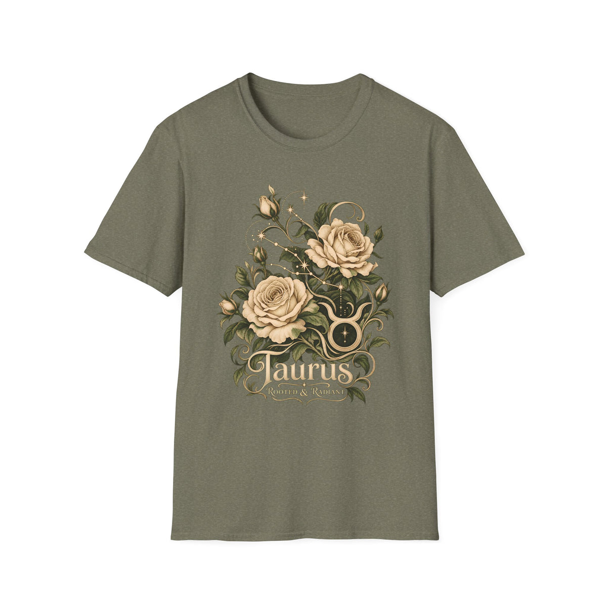 Taurus Zodiac Floral T-Shirt