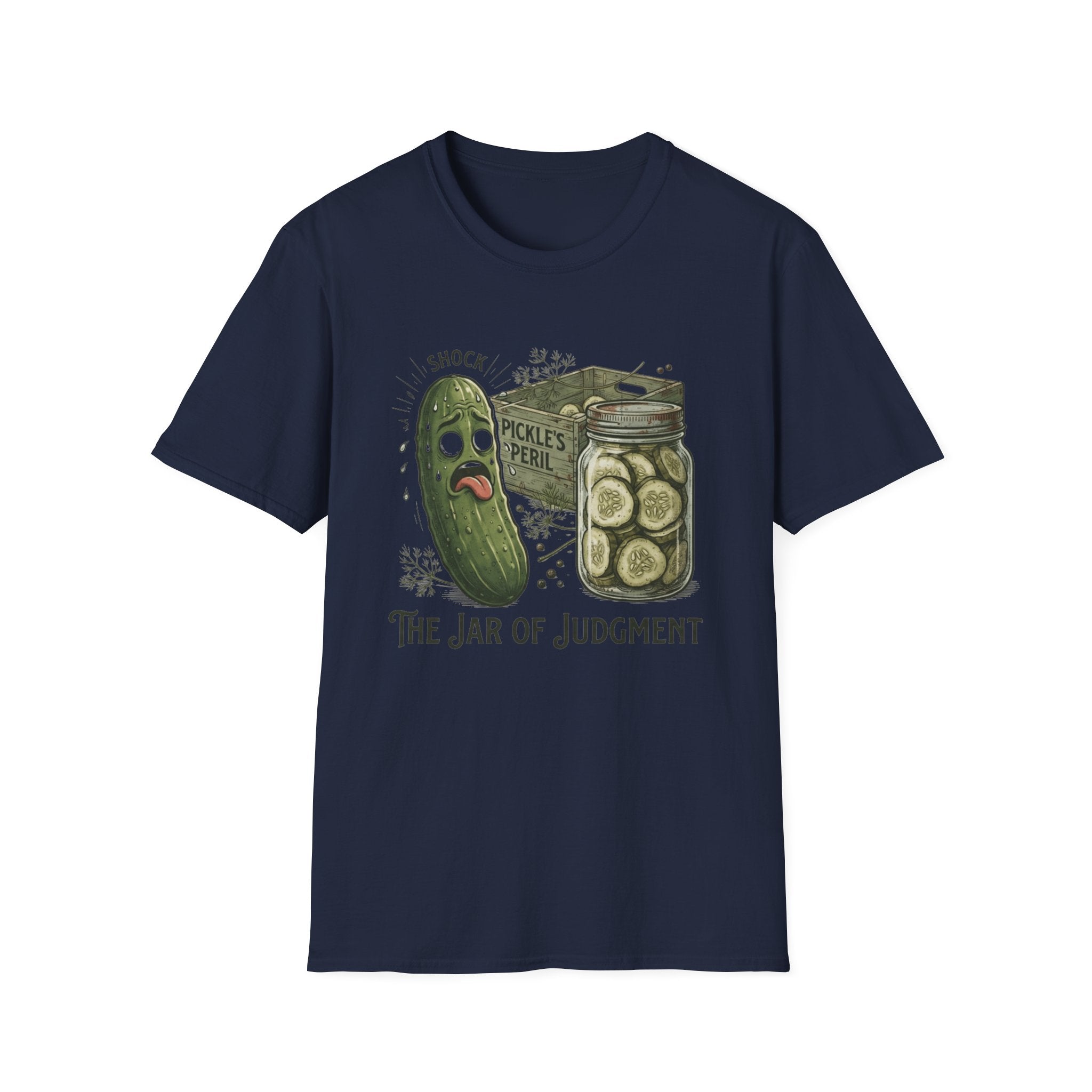 The Jar of Judgment Pickle T-Shirt