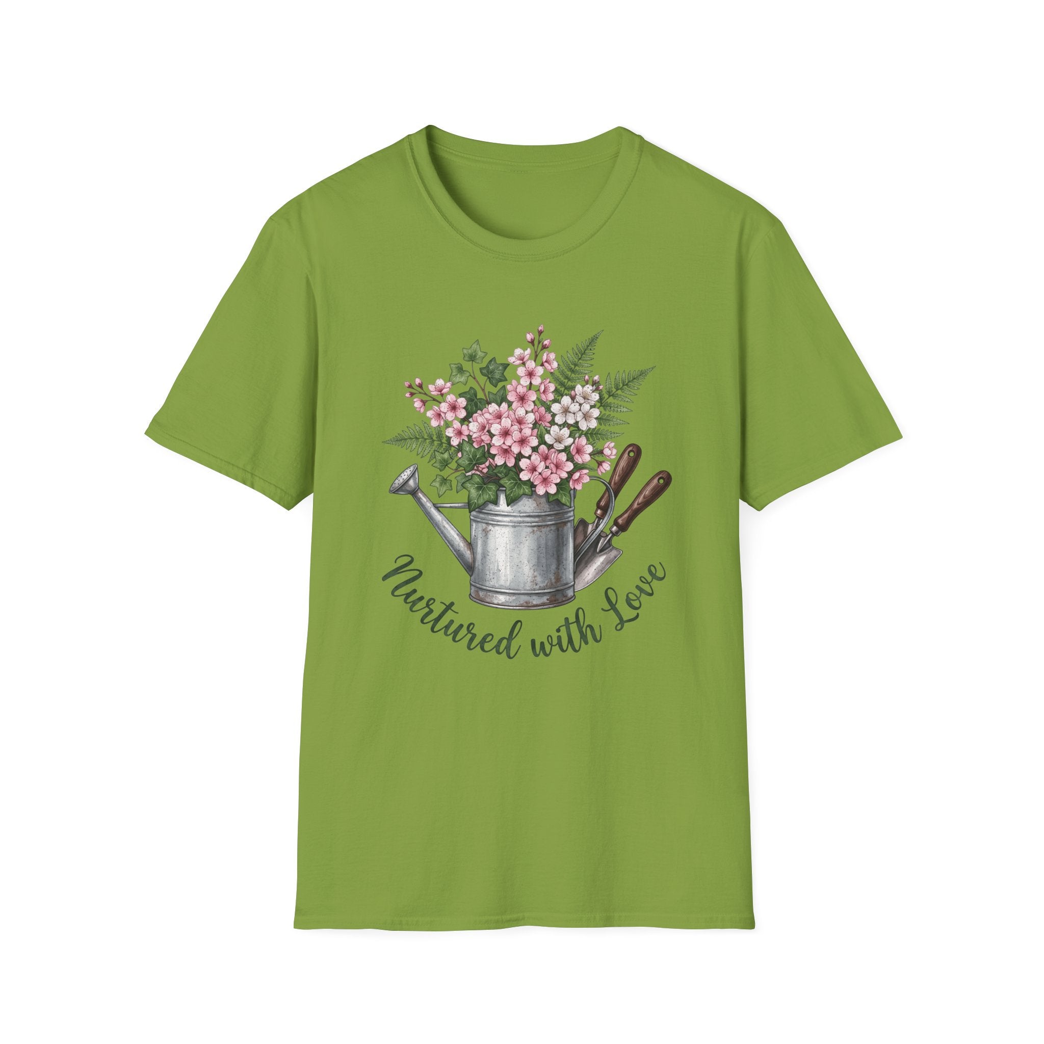 Gardener's Watering Can Floral T-Shirt