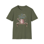 Floral Watering Can T-Shirt