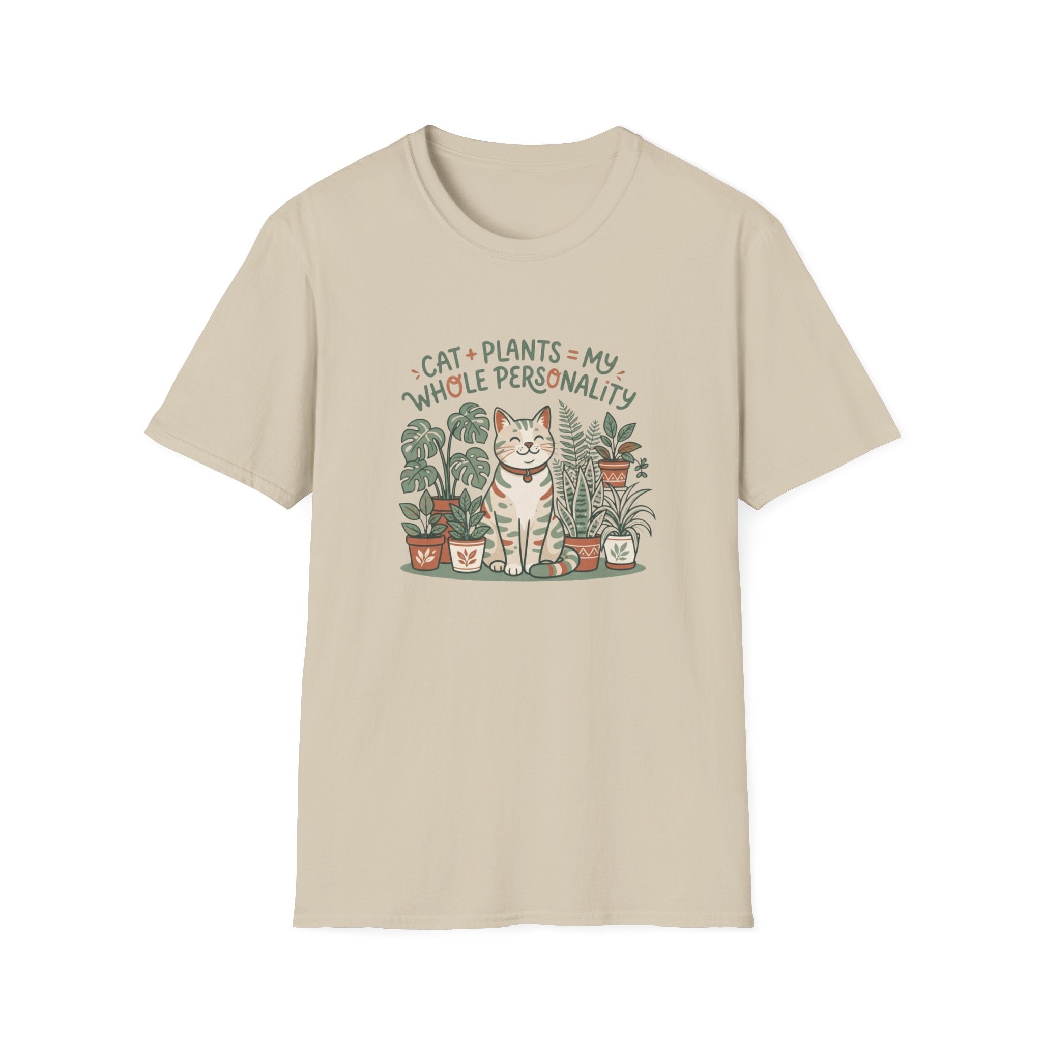 Cat + Plants T‑Shirt
