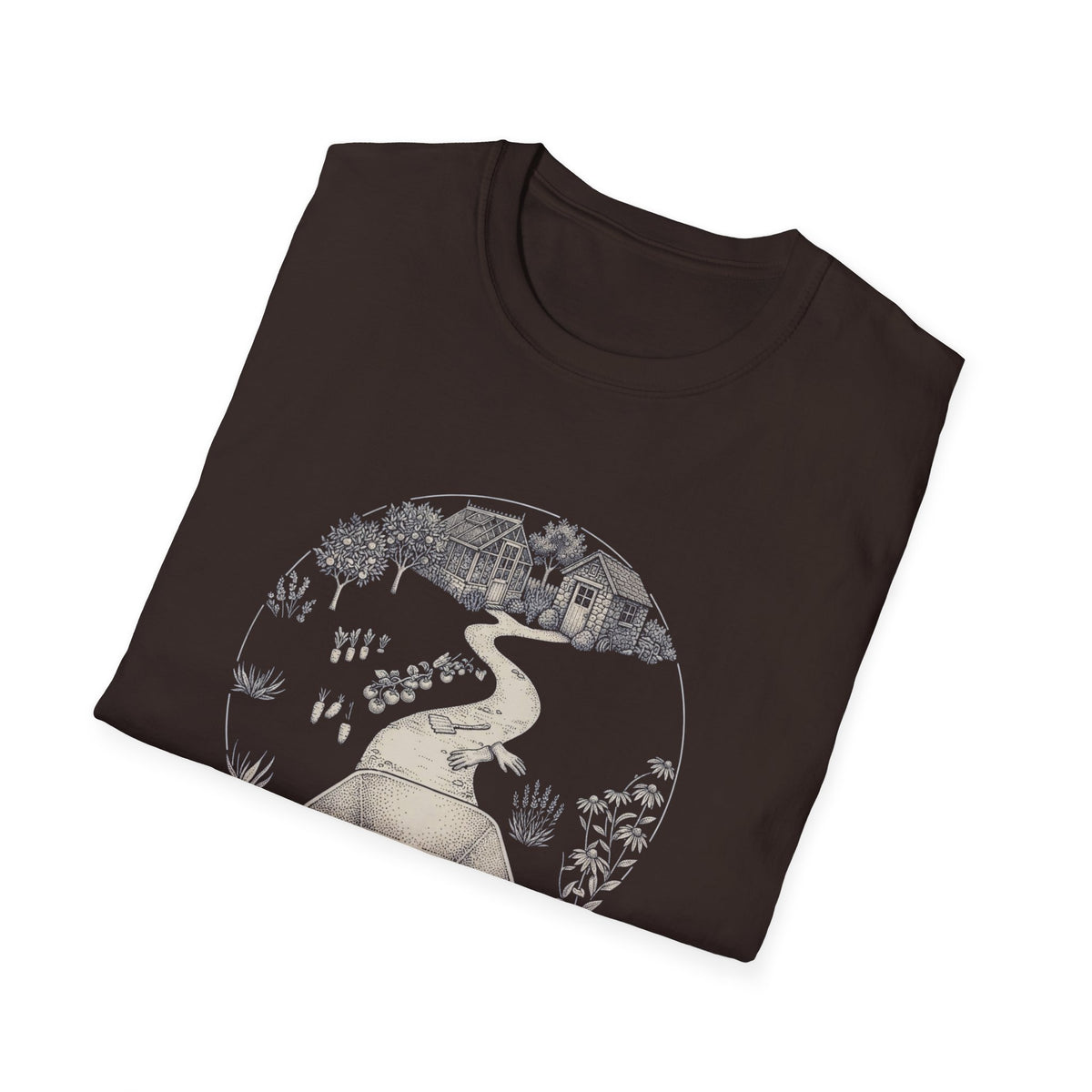 Cottage Path Graphic T-Shirt
