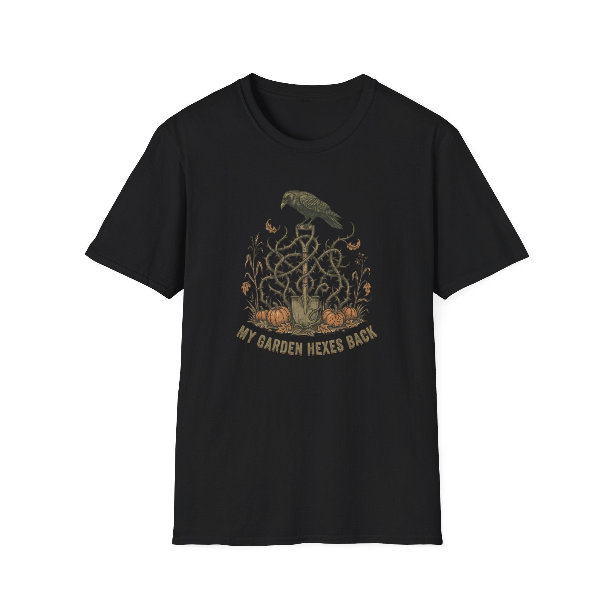 My Garden Hexes Back Raven T-Shirt