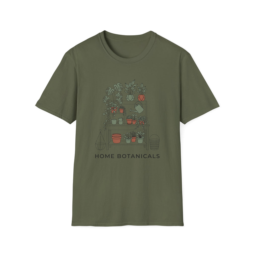 "Home Botanicals" Indoor Plant T‑Shirt
