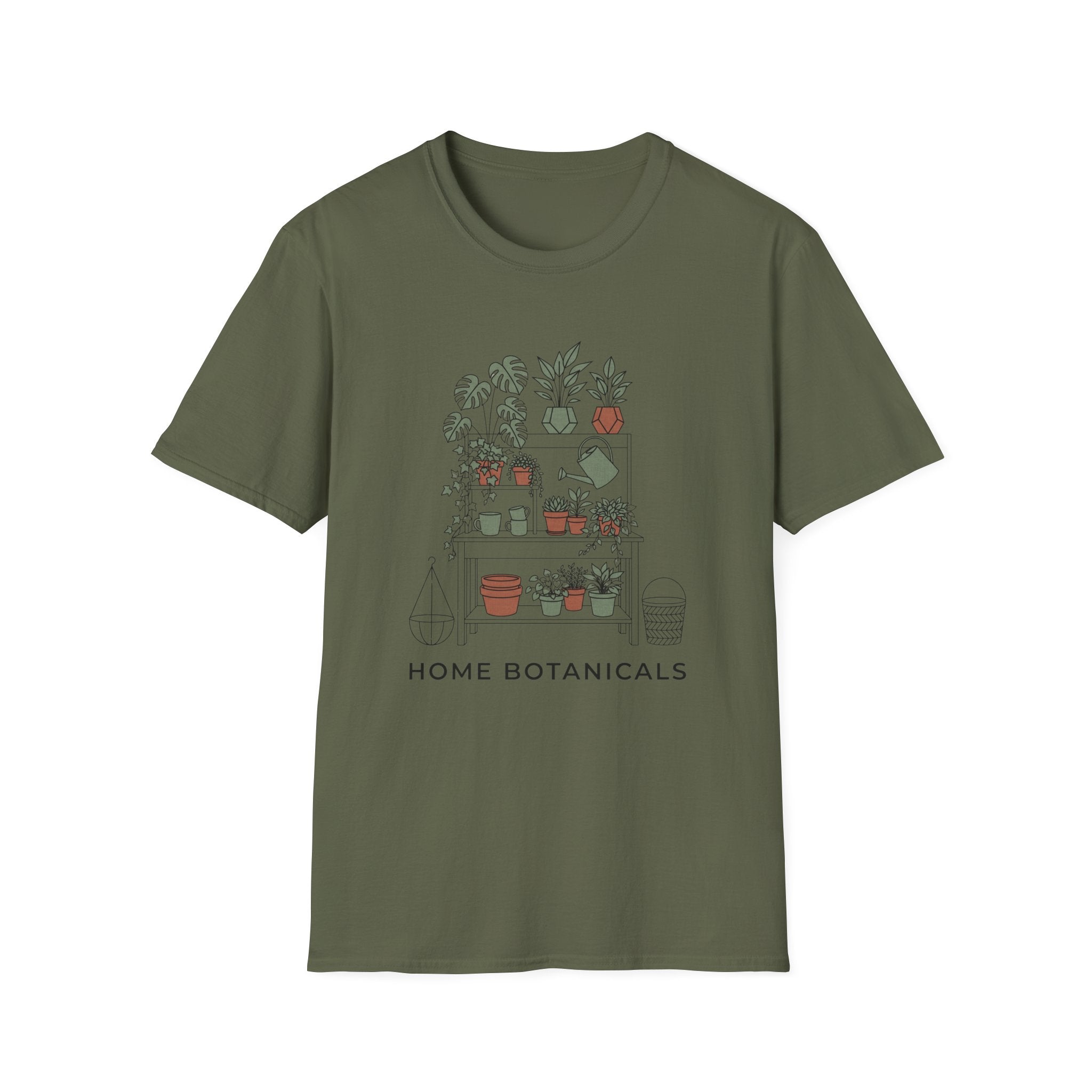 "Home Botanicals" Indoor Plant T‑Shirt