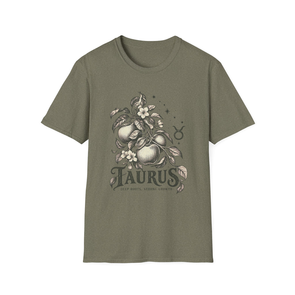 Taurus Zodiac Botanical T-Shirt