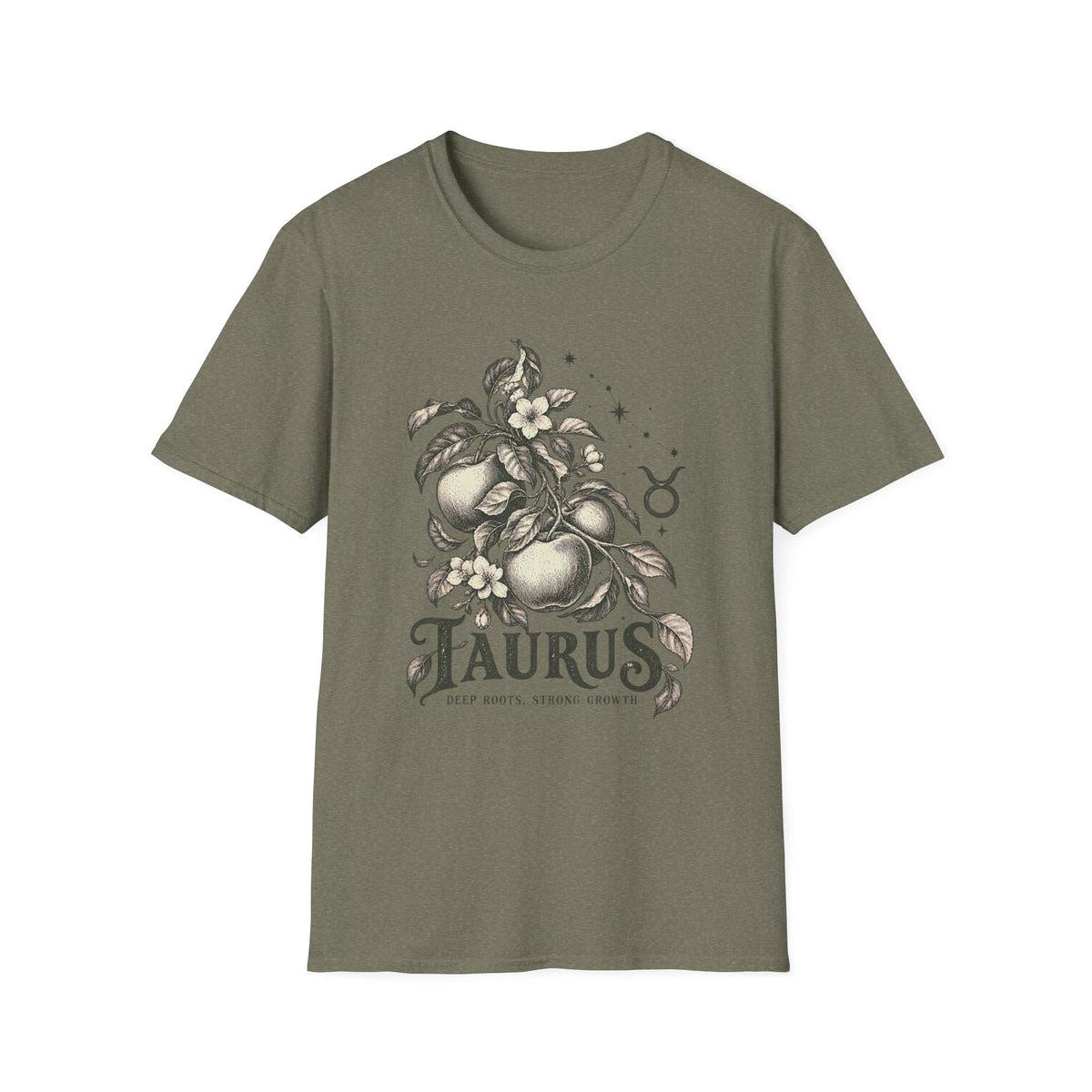 Taurus Zodiac Botanical T-Shirt