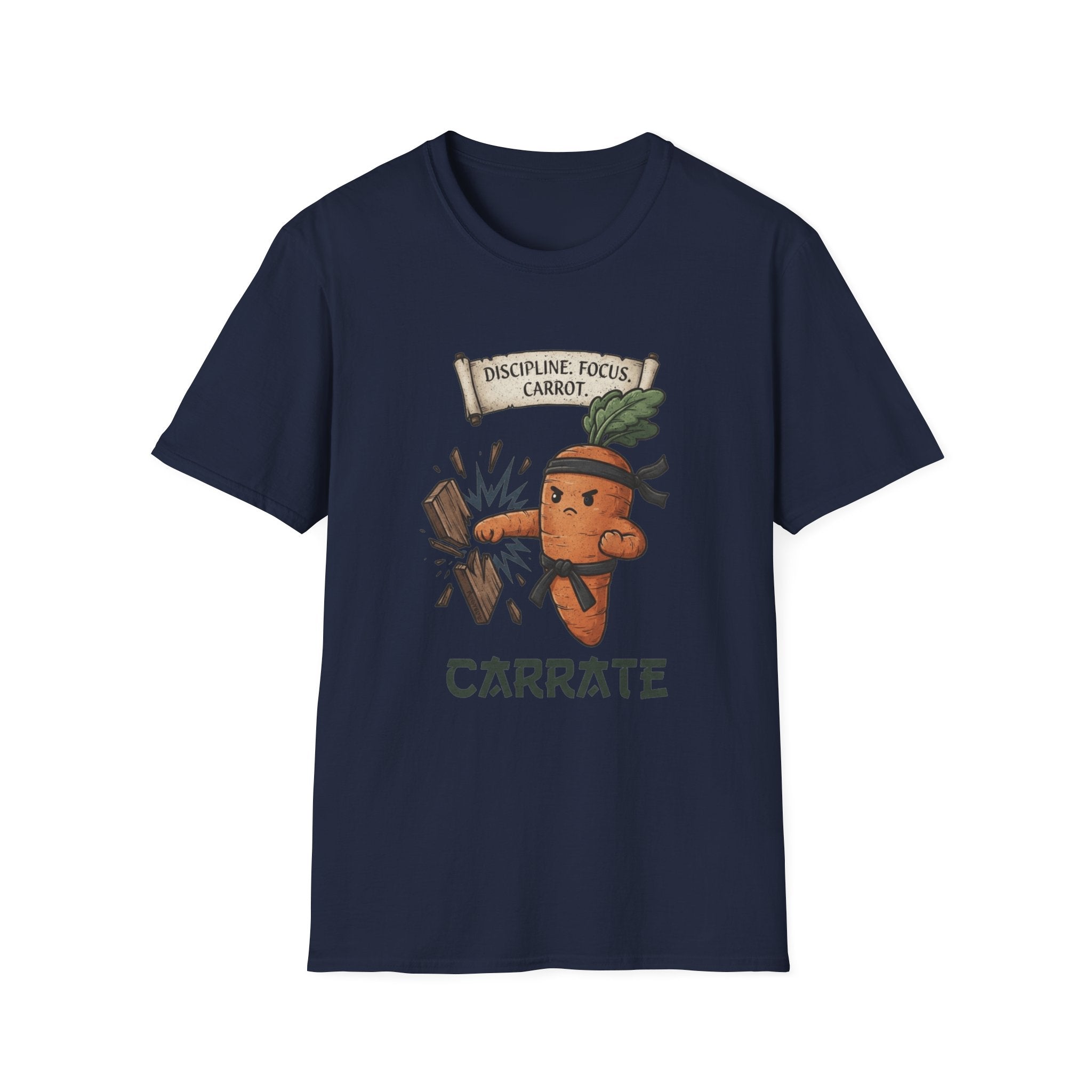 "Discipline. Focus. Carrot." Carrrate T-Shirt