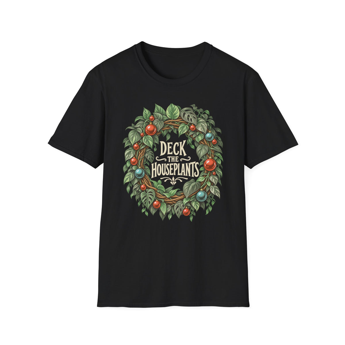 Deck the Houseplants Christmas Tee