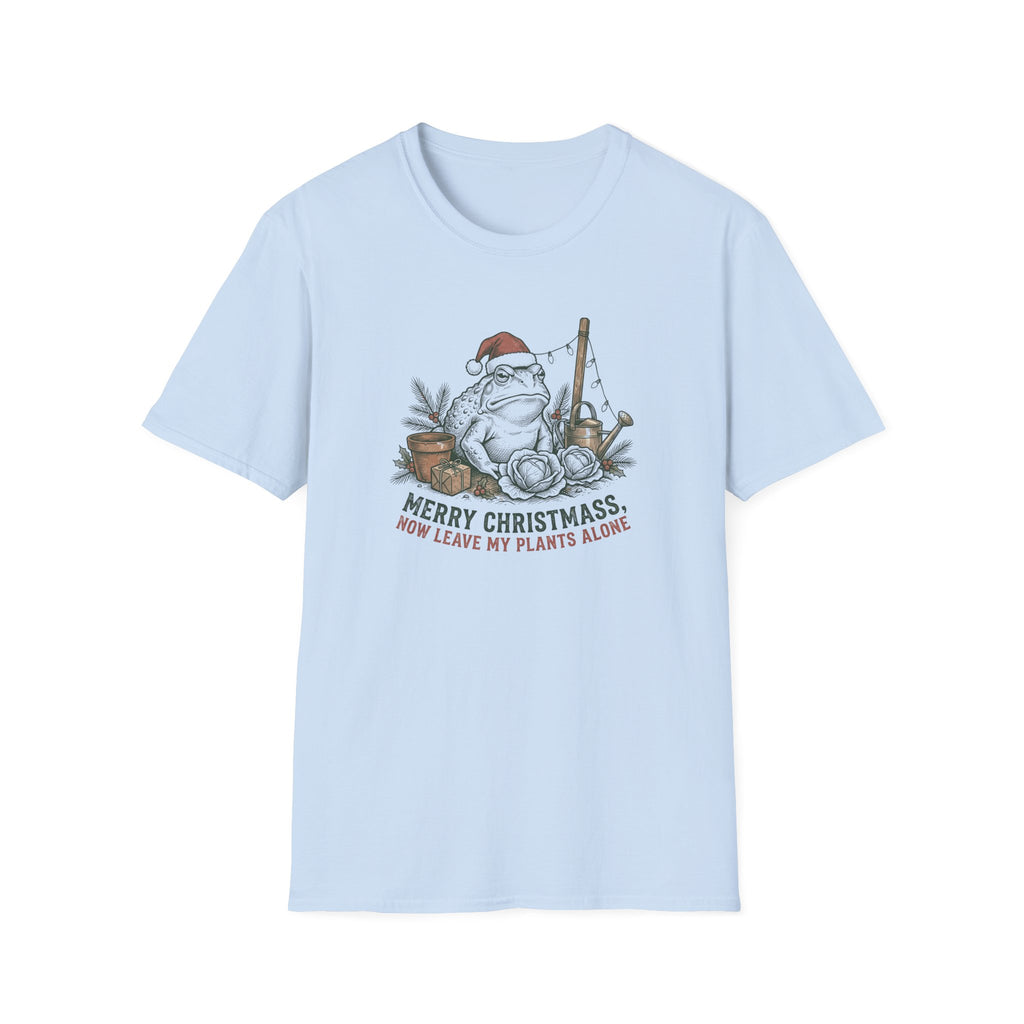 Merry Christmas Now Leave My Plants Alone T-Shirt