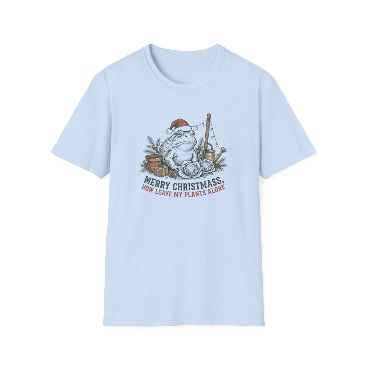 Merry Christmas Now Leave My Plants Alone T-Shirt