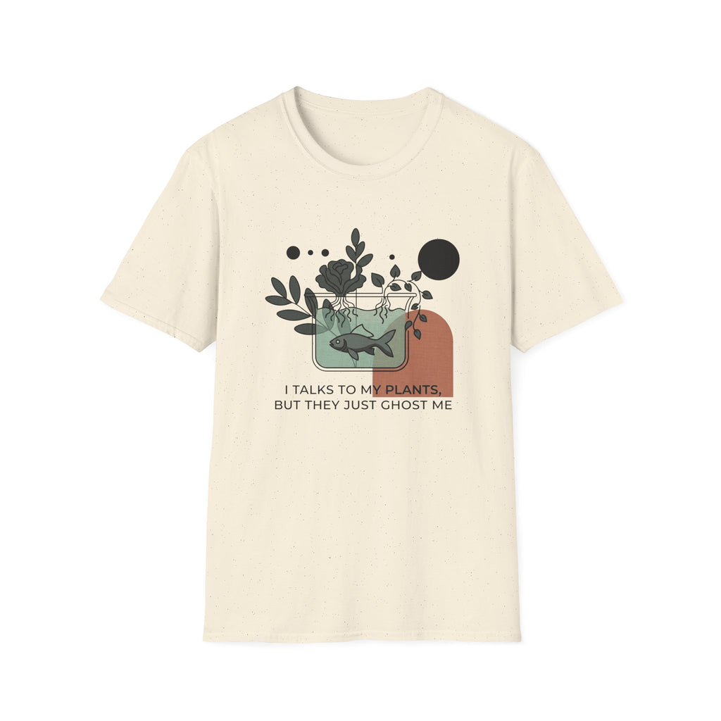 Plant & Fish Graphic T-Shirt