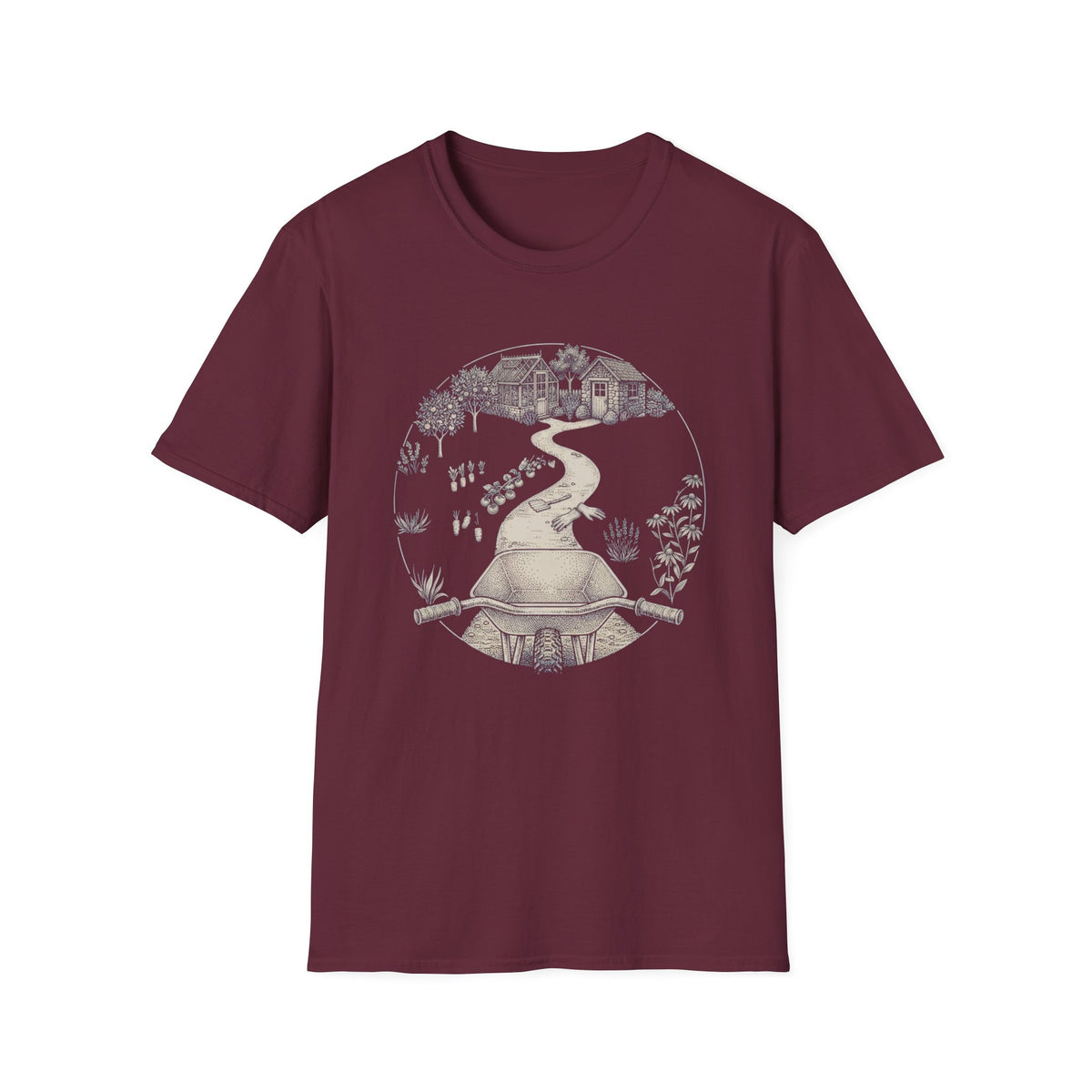 Cottage Path Graphic T-Shirt