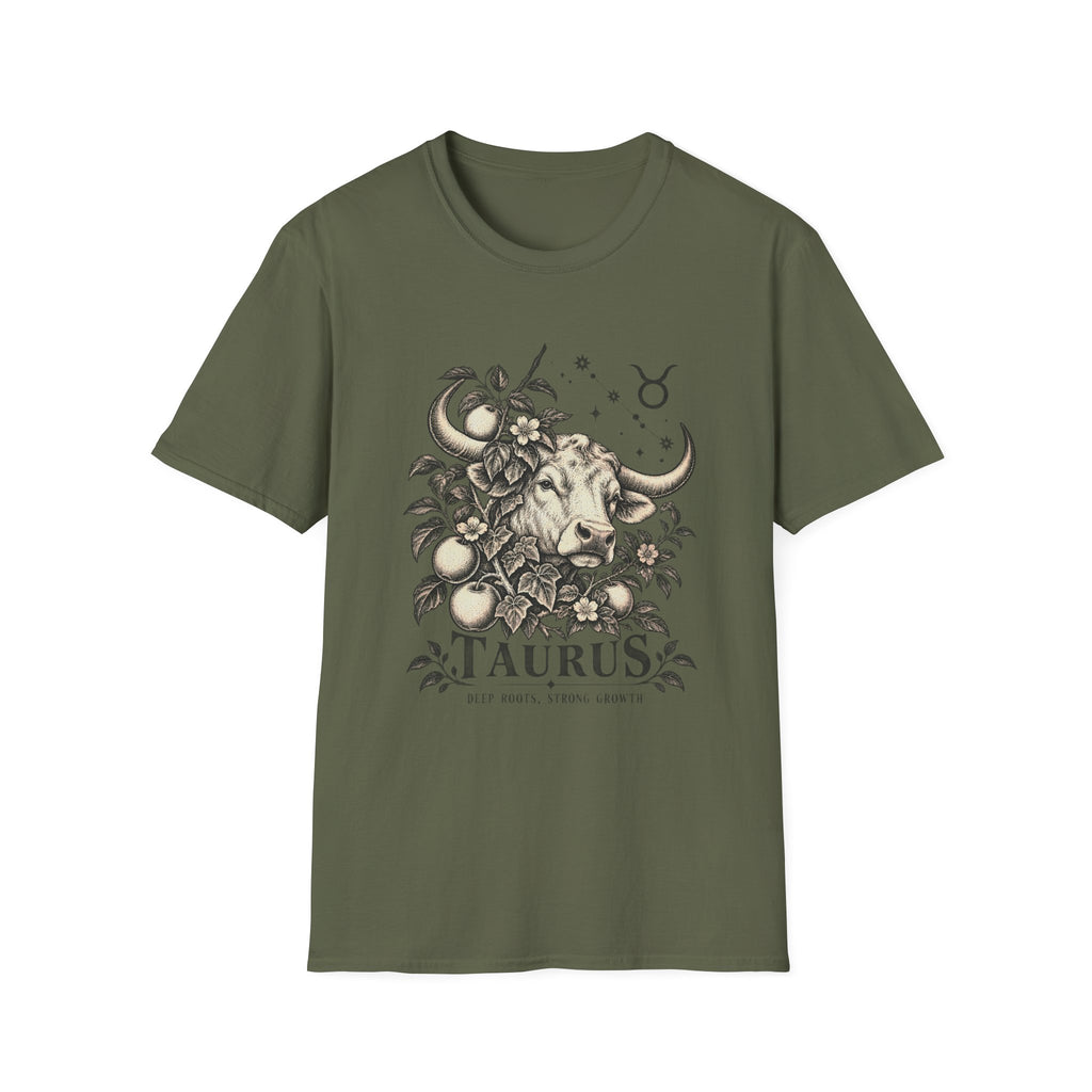 Taurus Zodiac Garden T-Shirt