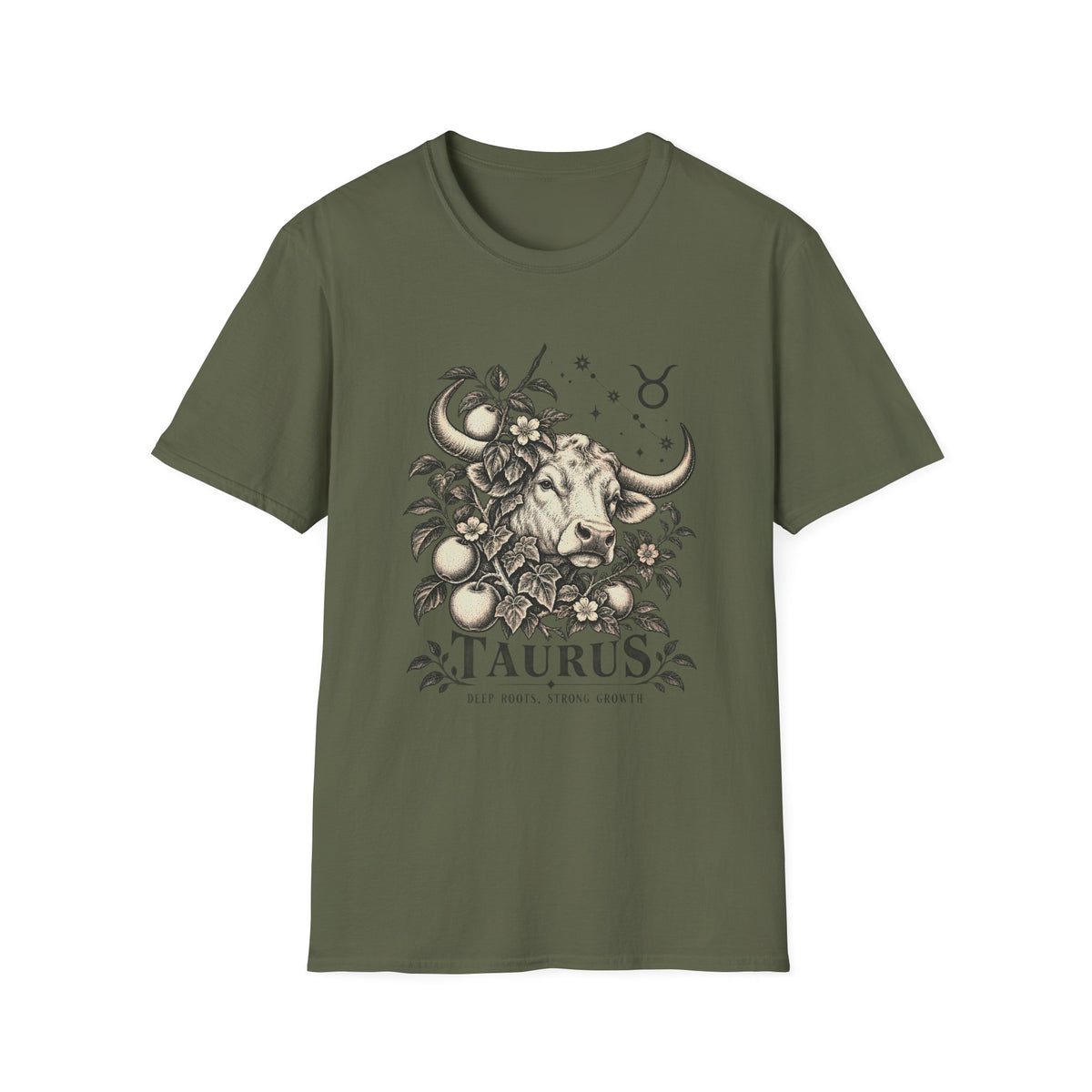 Taurus Zodiac Garden T-Shirt